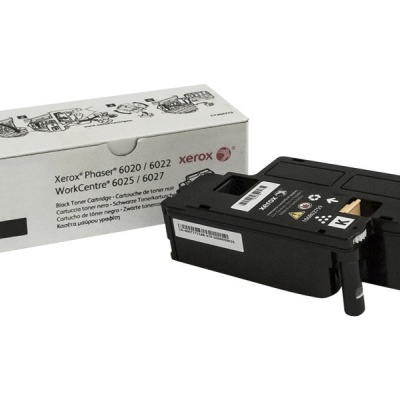 Cartucho de toner preto Xerox Phaser 6020 6022 e WorkCentre 6025 6027 com caixa