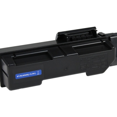 Toner preto para impressora com etiqueta azul ET-ALM320 (1.3K) isolado