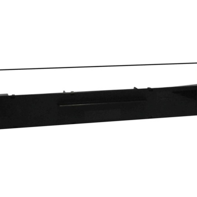 Fita preta para impressora com estrutura retangular de plástico