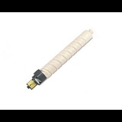 Cilindro com revestimento branco e extremidades preta e amarela