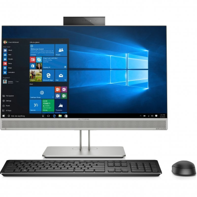 Computador all-in-one com monitor, teclado e rato