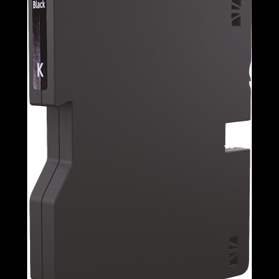 Cartucho de tinta preto para impressora com etiqueta preta