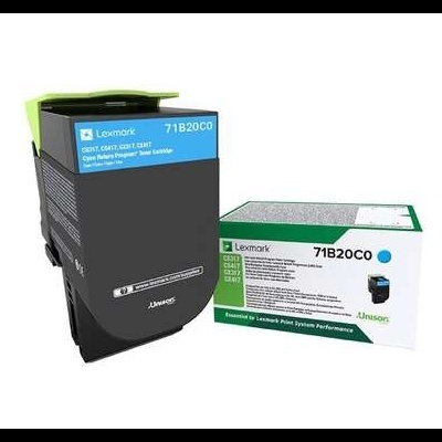 Cartucho de tinta Lexmark 71B20C0 com embalagem
