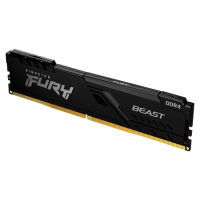 Módulo de memória RAM Kingston FURY BEAST DDR4 preto