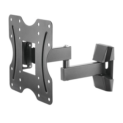 Suporte de parede articulado preto para monitor ou TV