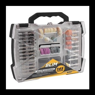 maleta de acessórios para mini ferramenta com 145 peças