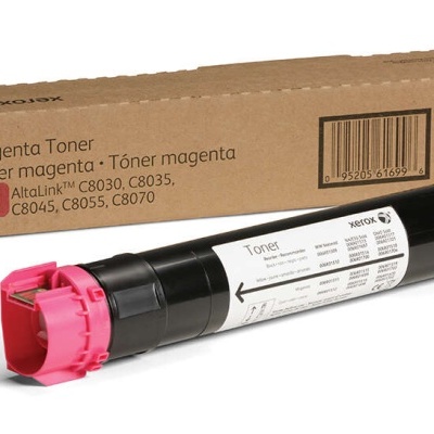 Cartucho de toner magenta Xerox com embalagem castanha