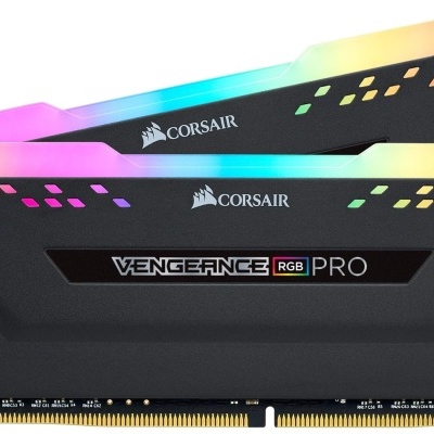 Memórias RAM Corsair Vengeance RGB Pro com iluminação RGB colorida