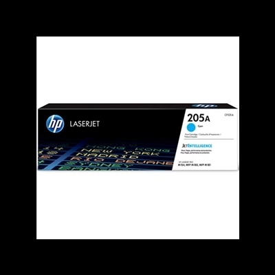 Caixa de toner HP LaserJet 205A cyan