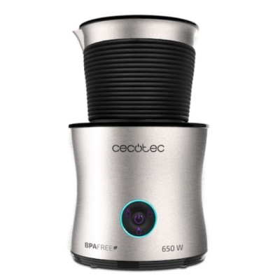 Máquina vaporizadora elétrica prata e preta Cecotec 650W