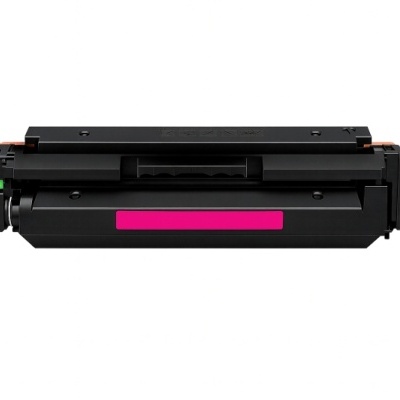 Tinteiro preto com rótulo rosa e fundo branco