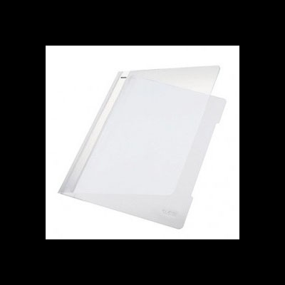 Pasta transparente de plástico para documentos com aba