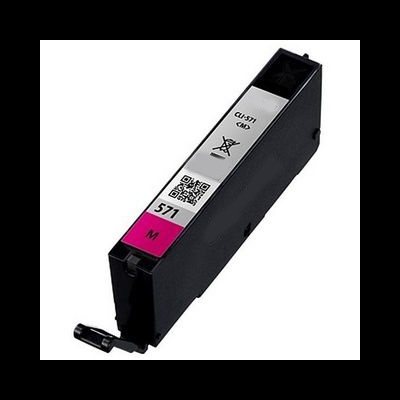 Cartucho de tinta preto e rosa para impressora com código CL 571 M