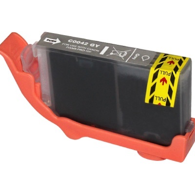 Cartucho de tinta cinzento C0042 GY para Canon com proteção vermelha