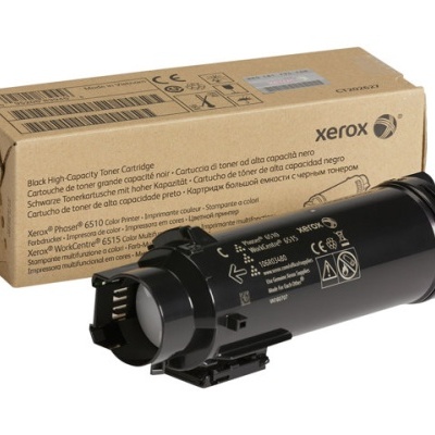 Cartucho de toner preto para impressora Xerox com caixa castanha