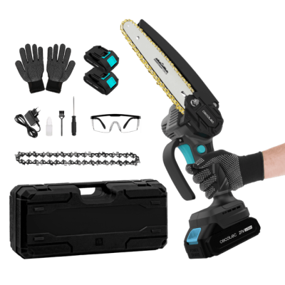 Motosserra elétrica Cecotec 21V com acessórios