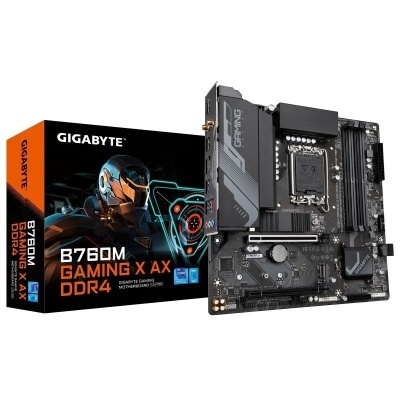 Placa-mãe Gigabyte B760M Gaming X AX DDR4 com caixa