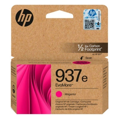 Embalagem de tinta HP 937e EvoMore magenta