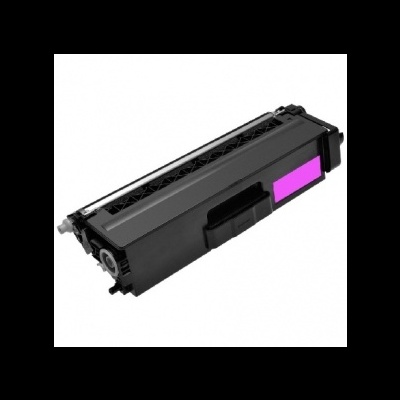 Cartucho de toner preto com etiqueta roxa