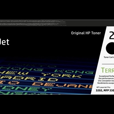 Embalagem de toner HP LaserJet 219A preta para impressora