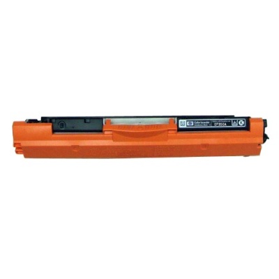 Cartucho de toner CB350A na cor laranja e preto