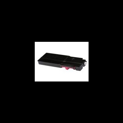 Cartucho de toner preto para impressora com detalhes vermelhos