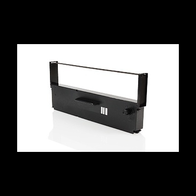 Ribbon cartridge preta para impressora em fundo branco