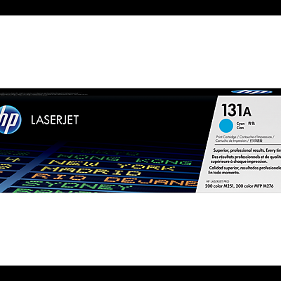 Caixa do toner HP LaserJet 131A para impressora