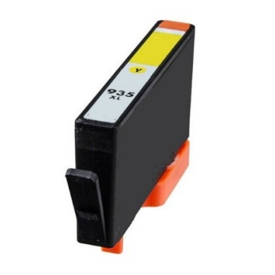 Cartucho de tinta amarelo para impressora 935 XL com base laranja
