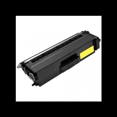 Toner preto para impressora com etiqueta amarela