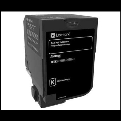 Cartucho de toner Lexmark preto para impressora