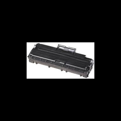 Toner de impressora preto isolado com fundo branco