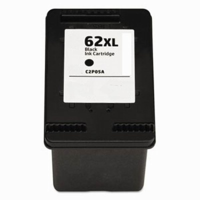 Cartucho de tinta preta para impressora com etiqueta 62XL