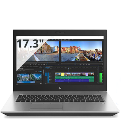Portátil HP 17.3 com edição de vídeo no ecrã