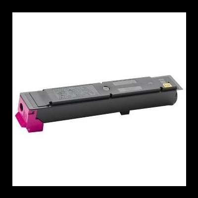 Cartucho de tinta magenta para impressora sobre fundo branco