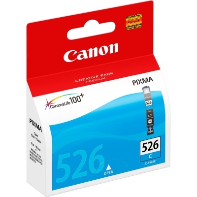 Caixa de tinta de impressora Canon PIXMA ciano CLI-526C