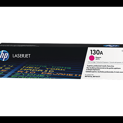 Caixa do cartucho HP LaserJet 130A CF353A magenta