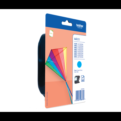 Embalagem de papagaio colorido com fundo laranja e azul