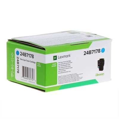 Caixa de toner Lexmark ciano 24B7178