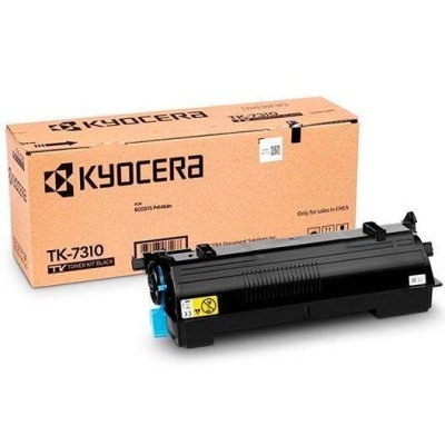 Cartucho toner preto Kyocera TK-7310 com caixa castanha