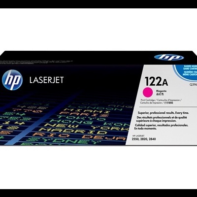 Caixa de cartucho toner HP LaserJet 122A magenta