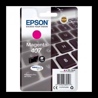 Cartucho de tinta Epson Magenta 407 para impressoras