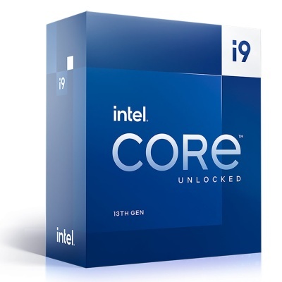 Caixa azul de processador Intel Core i9 13ª geração desbloqueado