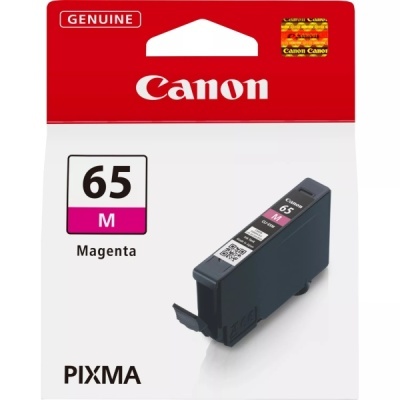 Cartucho de tinta Canon 65 Magenta para impressora PIXMA em embalagem