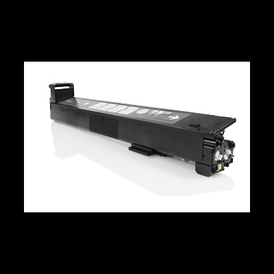 Toner preto para impressora com etiqueta branca
