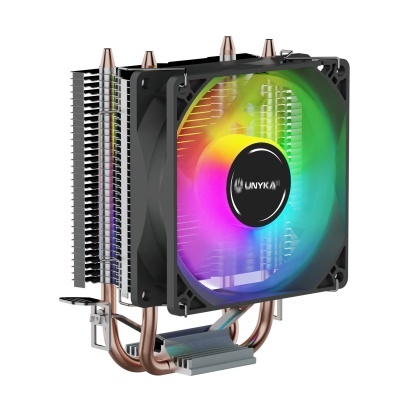 Cooler para CPU com ventilador RGB e tubo de cobre