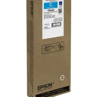 Caixa de unidade de tinta Epson T9442 ciano para impressoras