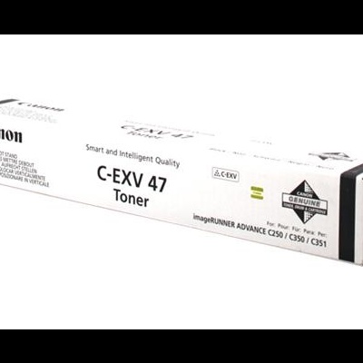 Caixa branca de toner Canon C-EXV 47 para impressora