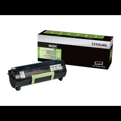 Cartucho de toner Lexmark 602H com embalagem