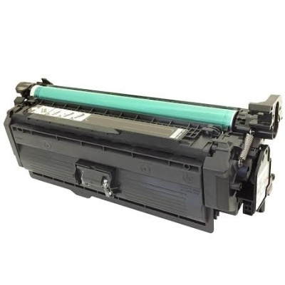 Cartucho de toner preto com cilindro azul-turquesa